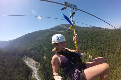 Feel the rush on whistler’s sasquatch zipline—north america’s longest—soaring 2km between peaks with all gear, gondola rides, and local guides included.