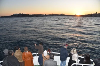 Feel the pulse of istanbul on a bosphorus sunset cruise, with a stop in beylerbeyi. iconic landmarks, local color, and city stories—includes water & all fees.