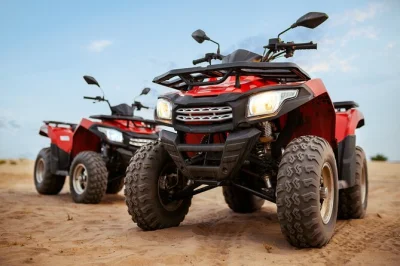 Feel the sinai desert wind on an atv ride from sharm el sheikh, taste bedouin bbq, and watch a fire show. includes pickup, dinner, and local guides.