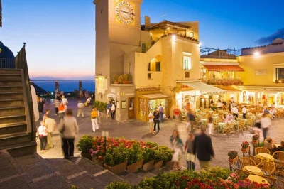 Feel the rush of capri’s chairlift, wander anacapri, and sip espresso in la piazzetta—includes ferry tickets, blue grotto entry, and local guide pickup.