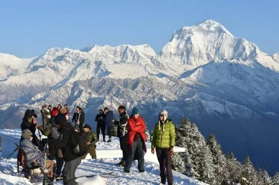 Join a small group trek to poon hill from pokhara. see annapurna sunrise, ride a 4wd jeep, and stay overnight in ghorepani. all permits included.