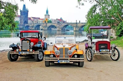 Feel prague’s character from a vintage convertible, gliding past charles bridge, old town square & the astronomical clock. includes hotel pickup & live guide.