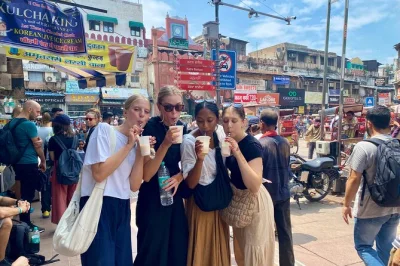Follow a local through old delhi’s food stalls, sikh temple kitchen, asia’s largest spice market, and hidden rooftops. includes all tastings and rickshaw ride.