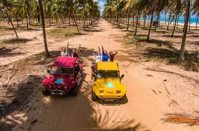 Porto de Galinhas : Balade buggy plages et lagune aux hippocampes