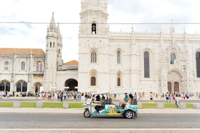 Feel the city’s pulse on a private eco tuk tuk ride from lisbon to belém, with stories, riverside views, and a stop for fresh pastéis. includes pickup and local storyteller guide.