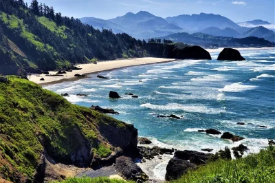 Feel the wild oregon coast on a guided day trip from portland. walk misty forests, explore cannon beach, and see haystack rock. includes snacks, pickup, and local guide.