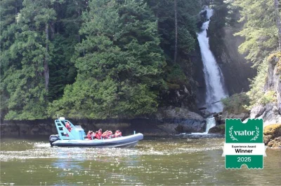 Feel the wind on a vancouver zodiac tour from granville island to granite falls, with stories from your guide, city views, and wild fjord scenery. includes gear.