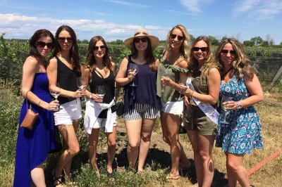 Savor niagara-on-the-lake’s wine country on a relaxed half-day tour, tasting local wines and cheeses at three wineries. includes hotel pickup and guide.