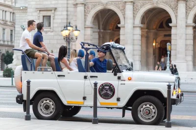 Feel budapest’s pulse in a classic russian jeep or g-wagon, with a local guide, flexible pickup, and strudel treat—see buda castle, parliament & more.