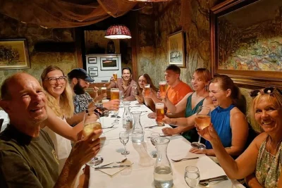 Follow a local guide through split’s winding old town, taste dalmatian prosciutto, black risotto, burek & more at real food spots, with history and lunch included.