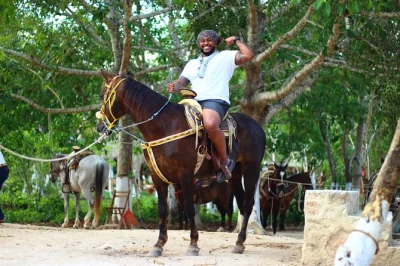 Feel the rush in the mayan jungle with atvs, ziplines, cenote swim, tequila tasting and horseback riding. includes hotel pickup and lunch from cancun or riviera maya.
