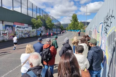 Step into belfast’s history with a walking tour of murals, the peace wall, and cathedral quarter. includes private guide, stories, and local insights.