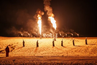 Feel the thrill of dubai’s desert with dune bashing, sandboarding, camel rides, and a bbq dinner under the stars. includes hotel pickup and live performances.