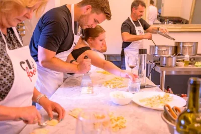 Get hands-on in florence with a pasta and tiramisu cooking class, guided by a local chef. includes sant’ambrogio market visit, tuscan appetizers, and wine.
