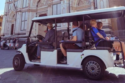 Leave florence’s crowds behind for a golf cart ride to fiesole, explore the roman theatre with a guide, and take in sweeping views—includes entry tickets.