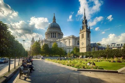 Descubre la catedral de st paul en londres, sube a la cúpula para disfrutar vistas increíbles y explora la cripta con guía multimedia. opciones de acceso para todos y visitas guiadas incluidas.