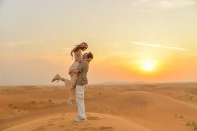 Safari serale nel deserto di Lahbab da Fujairah: 4x4 privato con BBQ