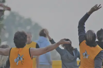 Morgendliches Shaolin Kung Fu und Qigong Training: Nordthailand