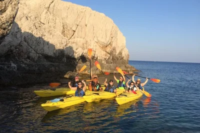 Feel the quiet splash of rhodes sea kayaking, explore agathi beach, paddle past feraklos castle, and snack on a remote sandy shore. small groups with pickup.