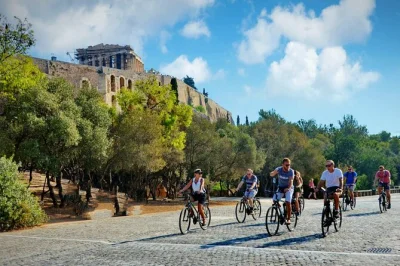Feel athens come alive by electric bike, from plaka’s winding alleys to the acropolis with a local guide. includes helmet, top-quality e-bike, and acropolis entry (optional).