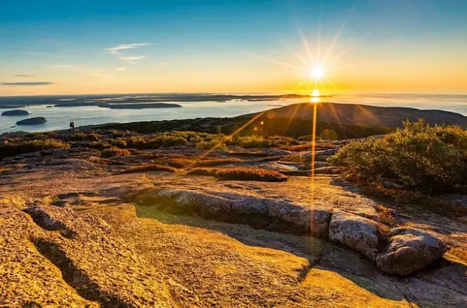 Lever de soleil à Cadillac Mountain avec randonnée privée à Acadia