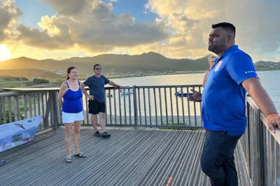 Feel the real st maarten & st martin on a day tour mixing dutch & french vibes, beach time at orient bay, marigot market, and plane spotting at maho—includes bottled water.