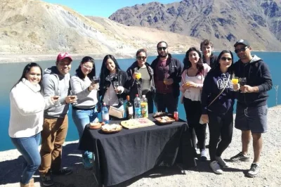 Feel the andes’ crisp air on a cajón del maipo & el yeso reservoir day trip from santiago, with a local guide, hotel pickup, and a lakeside picnic included.