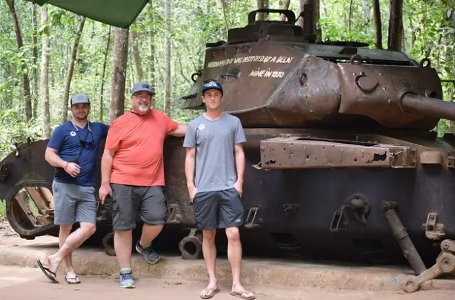 Túneles de Cu Chi y tour por Saigón desde el puerto de Phu My