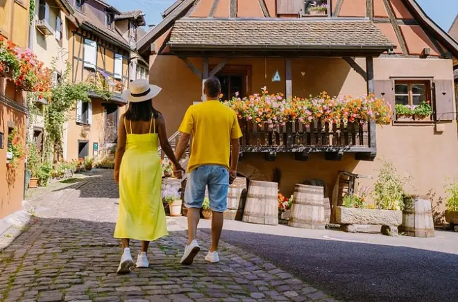 Colmar zu Fuß mit lokalem Guide: 60 Minuten
