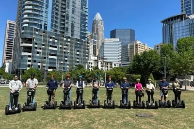 Feel the buzz of charlotte’s uptown on a segway tour with local guide, art stops, and fourth ward architecture. includes helmet, training, and prompt start.
