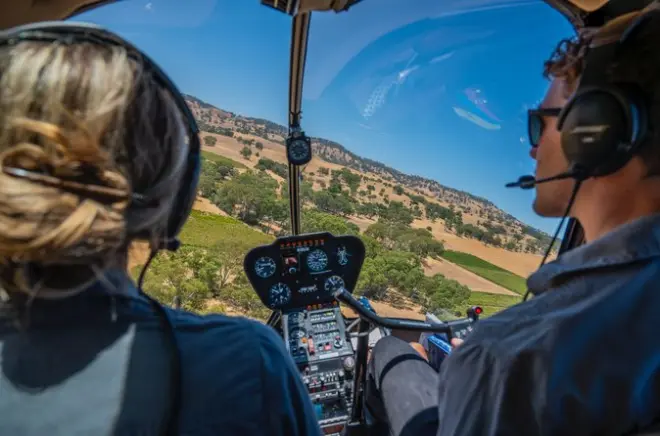 Privater Hubschrauberflug im Barossa Valley: Jacob's Creek & Lyndoch
