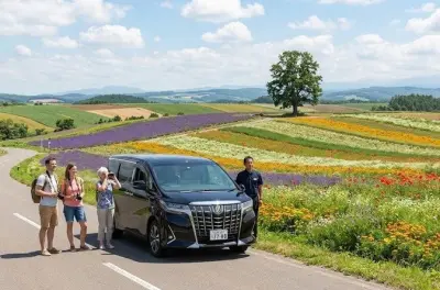 Furano e Biei mezza giornata: Campi di lavanda e giardini fioriti