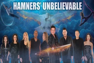 Feel the thrill of live magic, music, and acrobatics at branson’s hamners’ variety show. includes guaranteed seats and easy box office pickup for a night out.