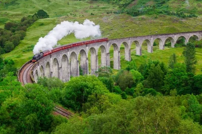 Wake up in edinburgh, ride the hogwarts express, cruise loch ness, and walk jacobite battlefields. includes steam train ticket, overnight stay, and breakfast.