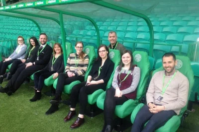 Feel the energy of celtic park in glasgow with a guided stadium tour, step into the dressing room, walk the players’ tunnel, and sit pitchside. includes local guide.