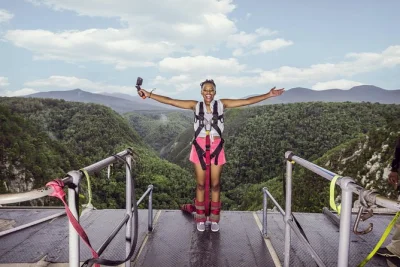 Feel your heart race at bloukrans bridge with a bungy jump, zipline ride, and a skywalk across africa’s highest bridge. includes jump certificate and safety briefing.