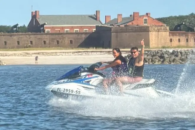 Tour in jet ski a Amelia Island: Cavalli selvaggi e rovine storiche