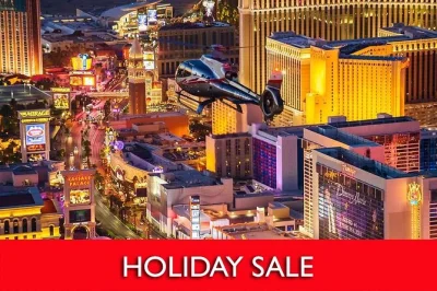Feel the buzz of las vegas from above on a night helicopter flight over the strip, including hotel pickup and pilot commentary. multiple departures available.