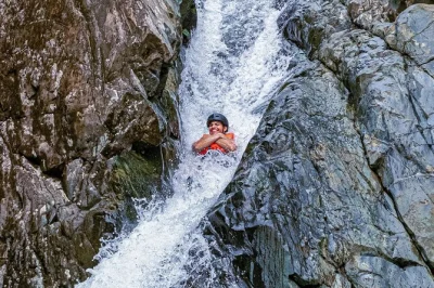 Wake up to el yunque’s wild side—slide down a 20-foot river slide, swim under waterfalls, and hike with a local guide. includes pickup, snacks, and photos.