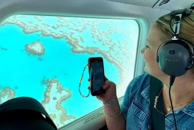 Feel the rush as you soar above heart reef, whitehaven beach & hill inlet on a 60-minute whitsundays scenic flight—window seats, pilot stories, transfers included.
