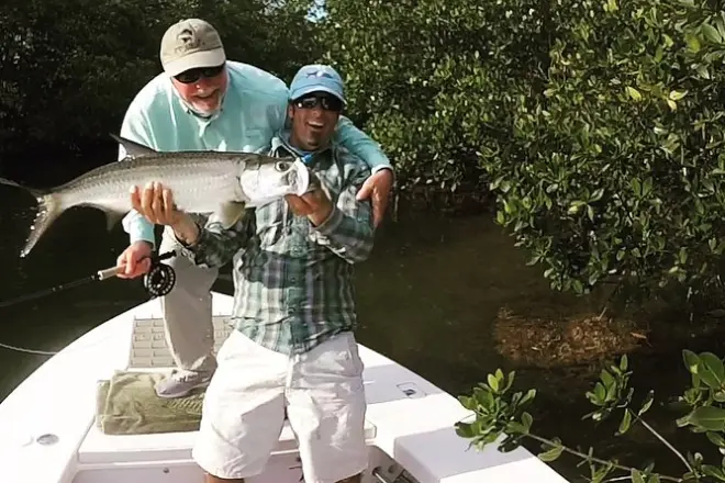 Tarpon-Angeln im Everglades-Nationalpark mit erfahrenem Kapitän
