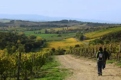 Via Francigena de Siena a Monteriggioni com degustação de vinhos