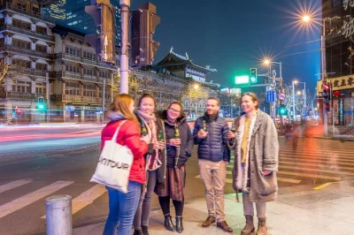 Follow a local guide through shanghai’s lively neighborhoods for a night food tour with 15+ tastings, regional dishes, drinks, and stories—includes all samplings.