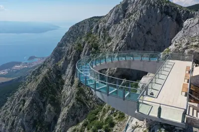 Biokovo skywalk: Pasarela de vidrio a 1.228 m