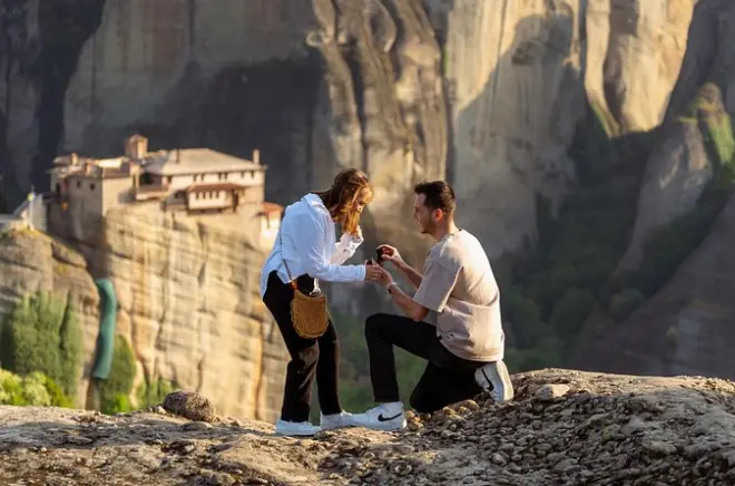 Séance photo privée à Meteora avec photographe professionnel