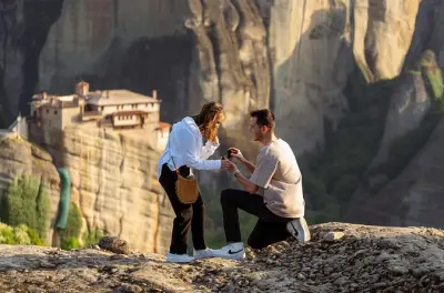 Séance photo privée à Meteora avec photographe professionnel