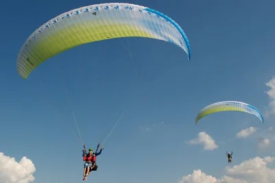 Try a tandem paragliding baptism over belledonne. fly above cliffs, see the funicular, and enjoy panoramic valley views. wheelchair accessible adventure.
