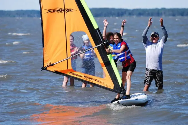 Cours débutant de planche à voile de 2 h sur Rehoboth Bay