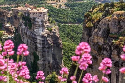 Feel the heights of meteora’s monasteries, wander hermit caves, and share a greek lunch in kastraki. includes private driver, pickup, and thermopylae stop.