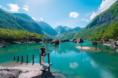 De Bergen ao lago do glaciar Bondhus com ferry, trilha e almoço